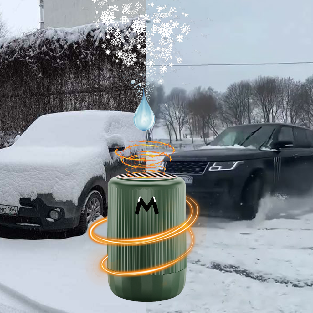 Portable Quick Ice Scraper and Defroster Tool