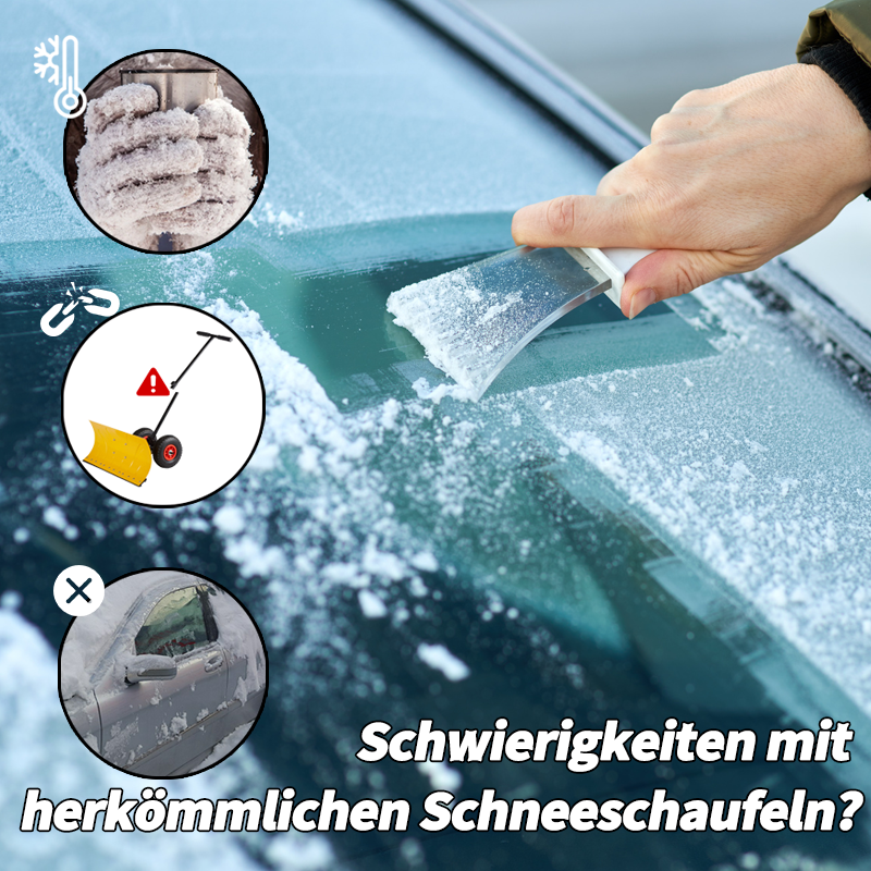 Portable Quick Ice Scraper and Defroster Tool