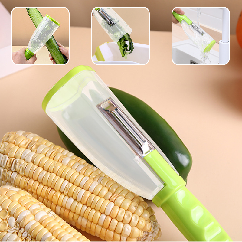 Ergonomic Vegetable Storage Peeler for Easy Kitchen Prep