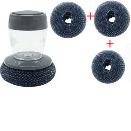 CleanerPro™ - Soap Dispensing Palm Brush for Easy Hand Cleaning