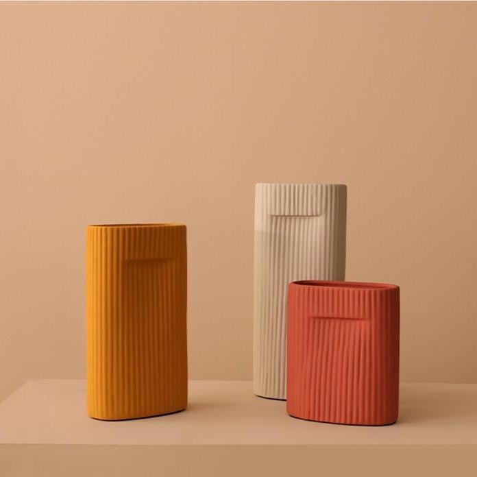 Modern Ceramic Decorative Vases Set