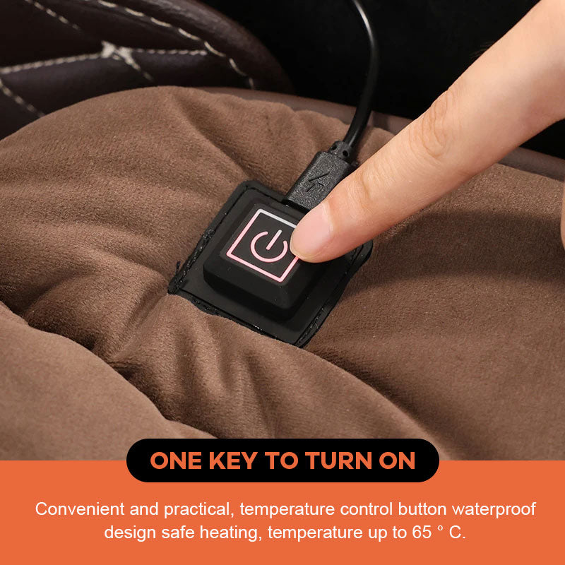 Heated USB Car Seat Cushion for Cozy Winter Comfort