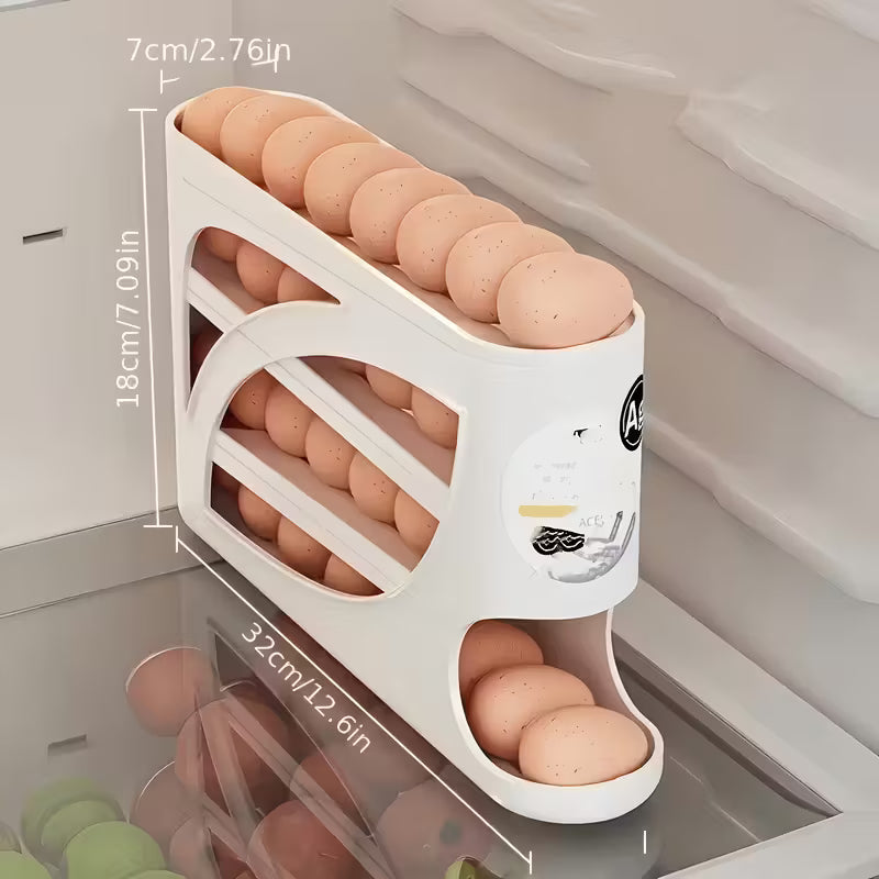EggTower™ - Space-Saving Fridge Egg Organizer Rack