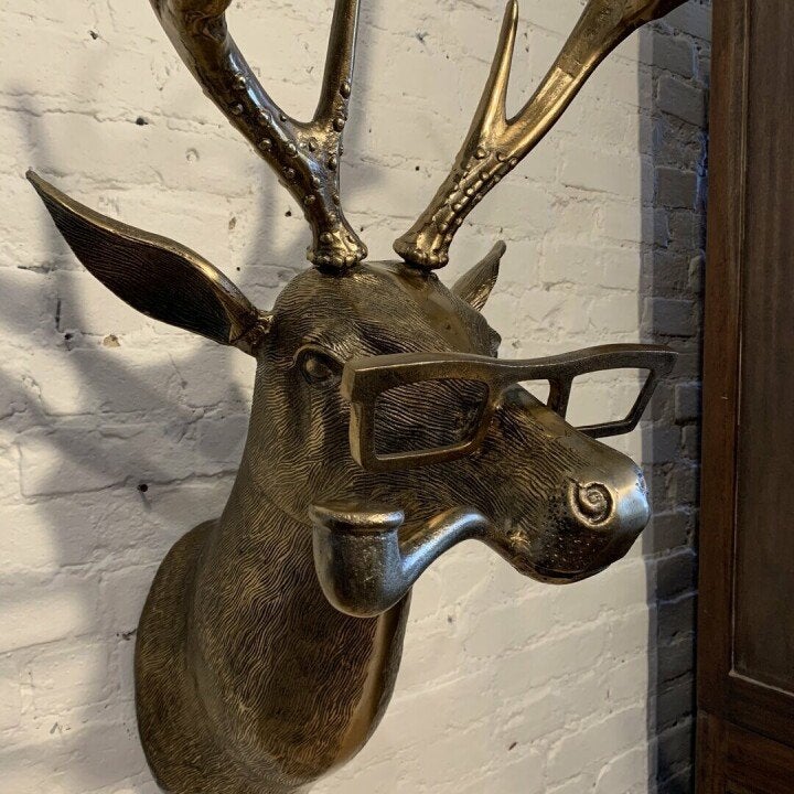 Rustic Deer Wall Mount Decor for Cozy Living Spaces