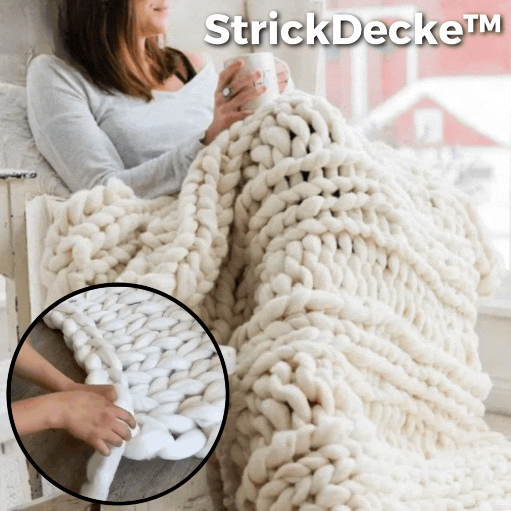 Cozy Chunky Knit Blanket for Winter Comfort