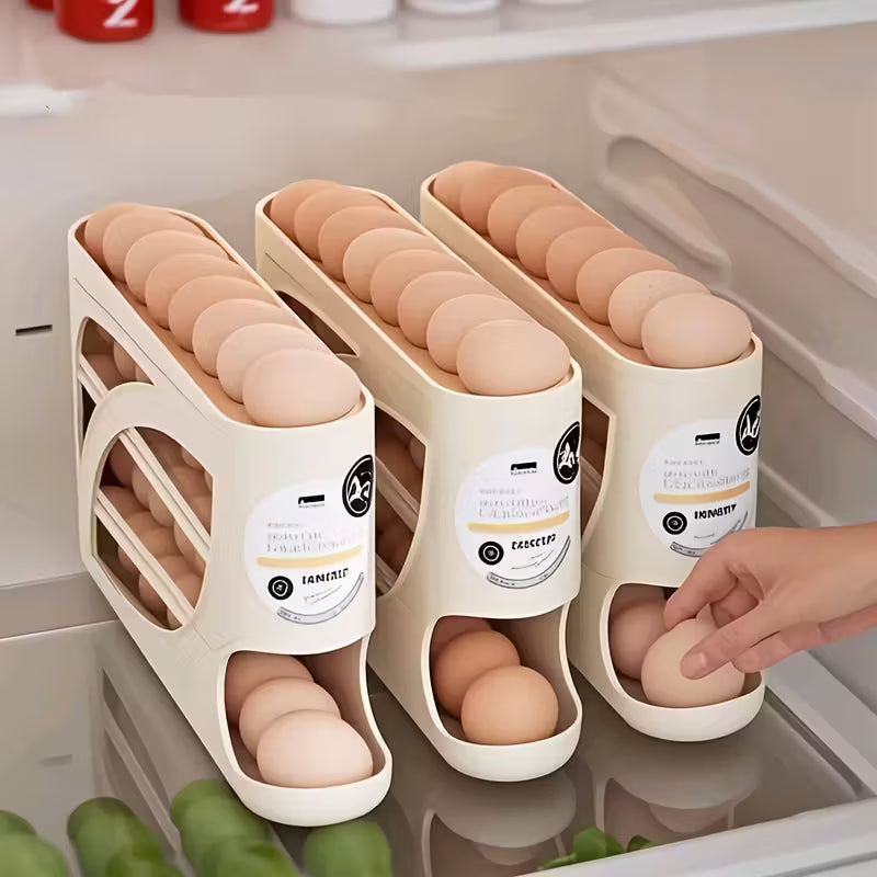 EggTower™ - Space-Saving Fridge Egg Organizer Rack