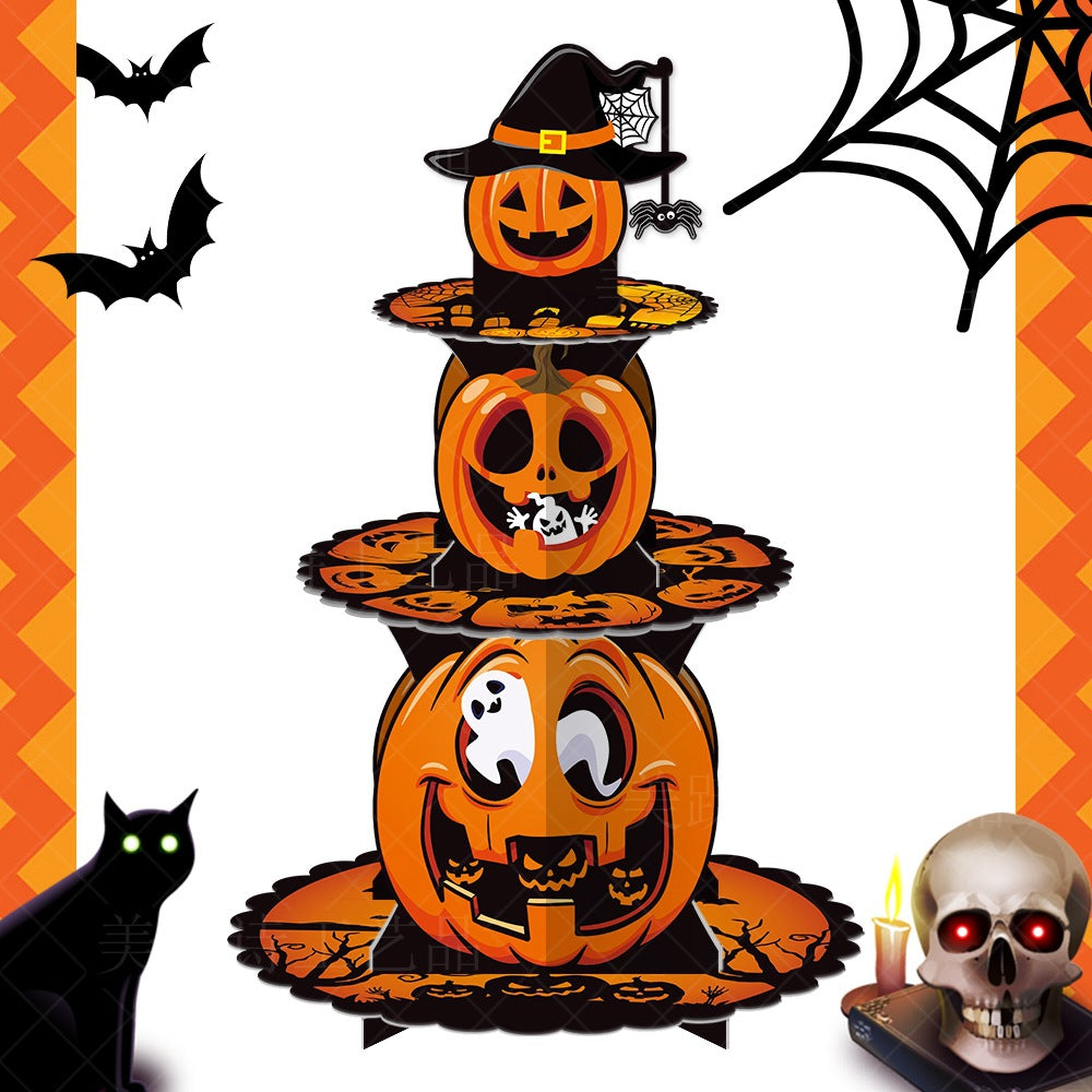 Spooky Halloween Ghoulcake Cupcake Stand Decor