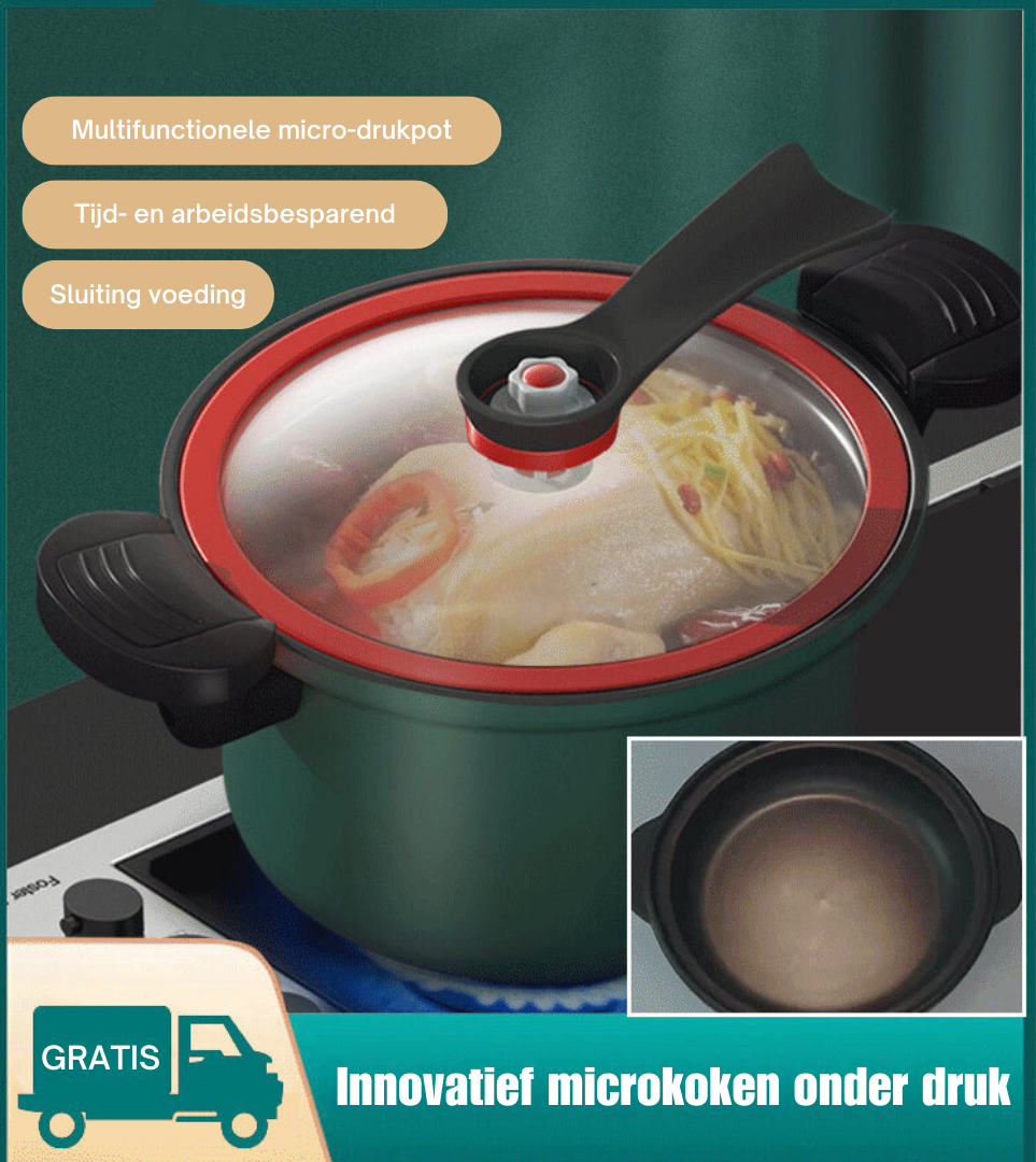 Compact Micro Pressure Cooker for Quick Healthy Meals
