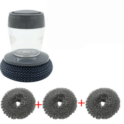 CleanerPro™ - Soap Dispensing Palm Brush for Easy Hand Cleaning