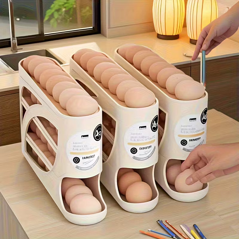 EggTower™ - Space-Saving Fridge Egg Organizer Rack