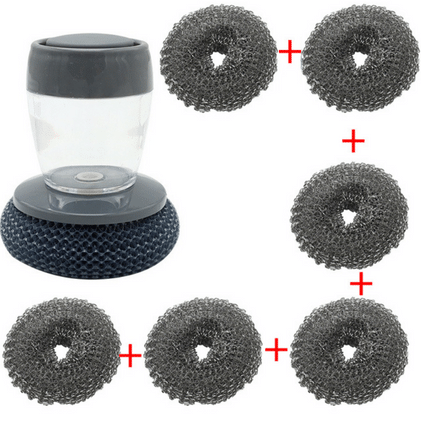 CleanerPro™ - Soap Dispensing Palm Brush for Easy Hand Cleaning