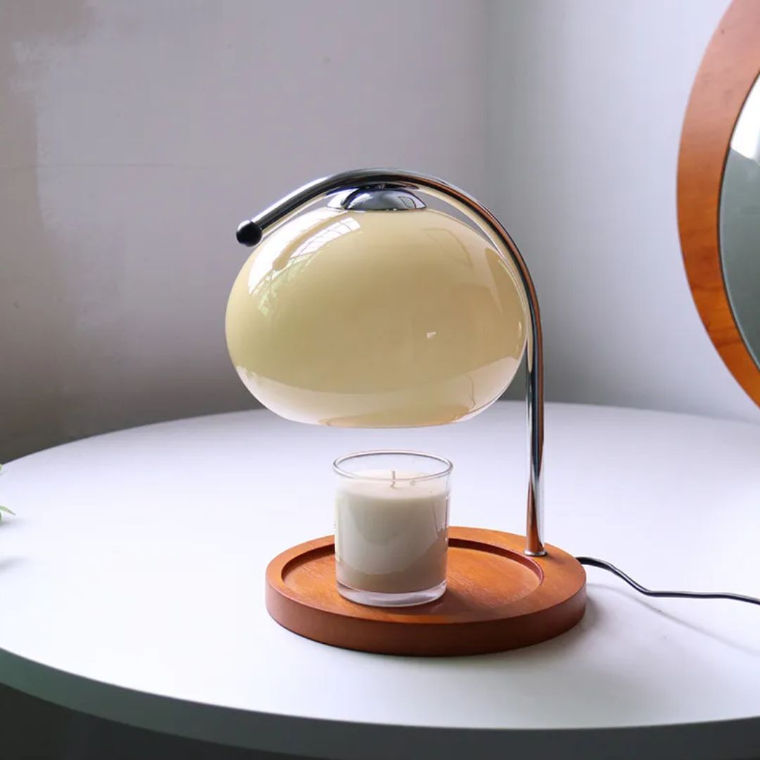 Elegant Retro Glass Table Lamp