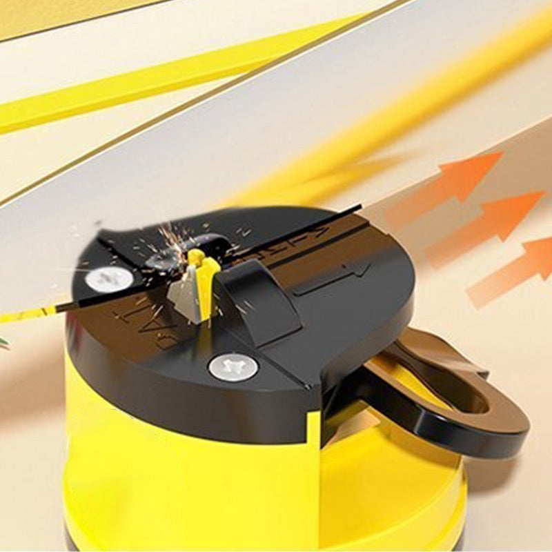 Compact Mini Knife Sharpener with Suction Base for Easy Use