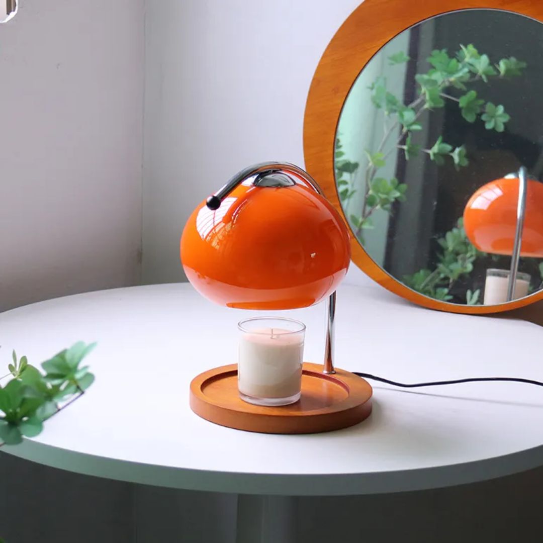 Elegant Retro Glass Table Lamp