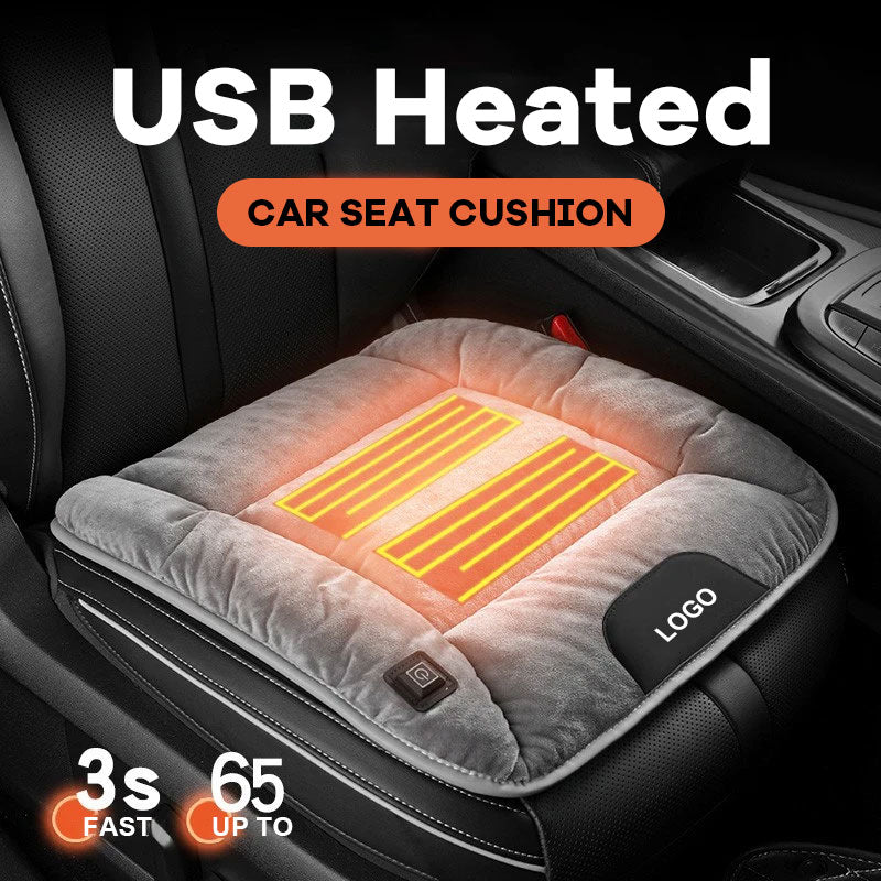 Heated USB Car Seat Cushion for Cozy Winter Comfort