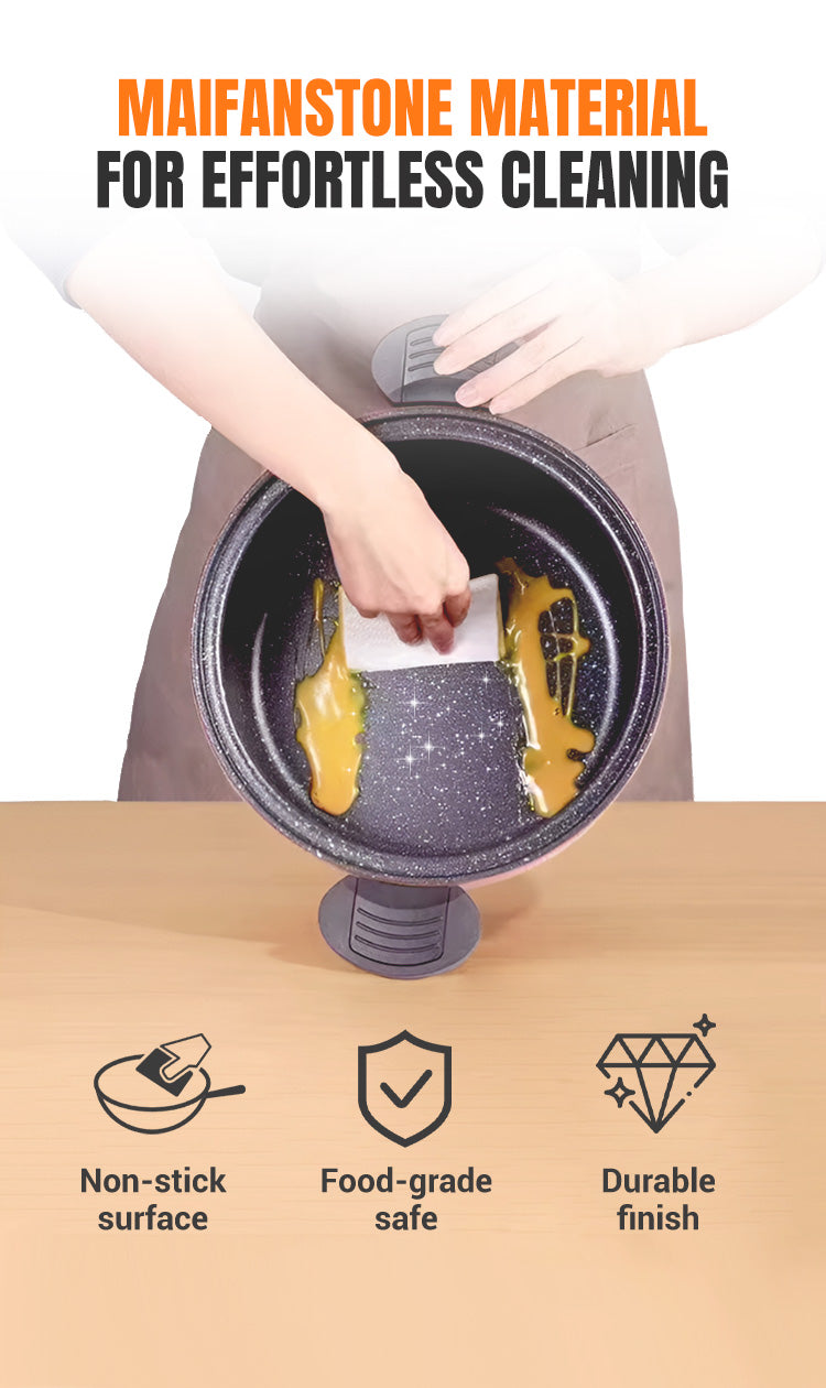 McRib™ Stone Micro Pressure Cooker - Large Capacity Cookware