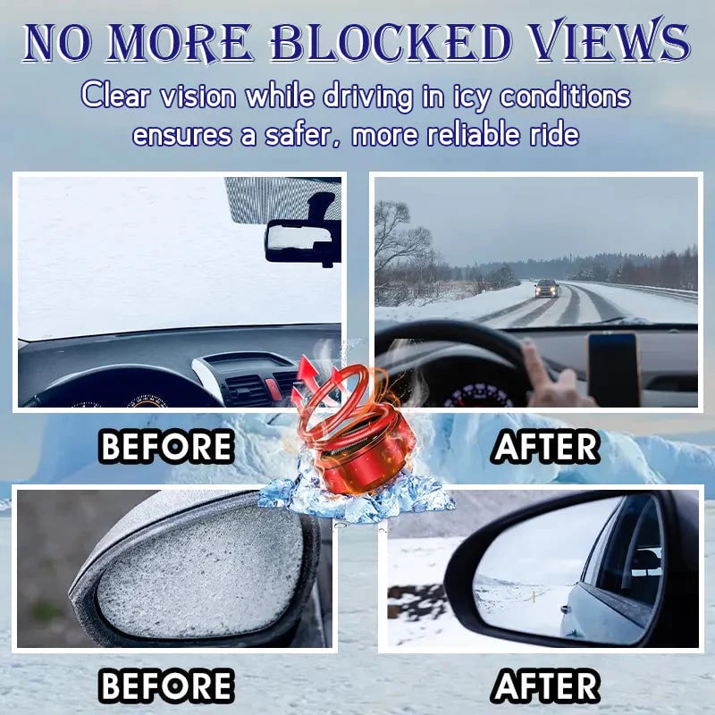 Portable Solar Powered Car Heater for Winter Warmth