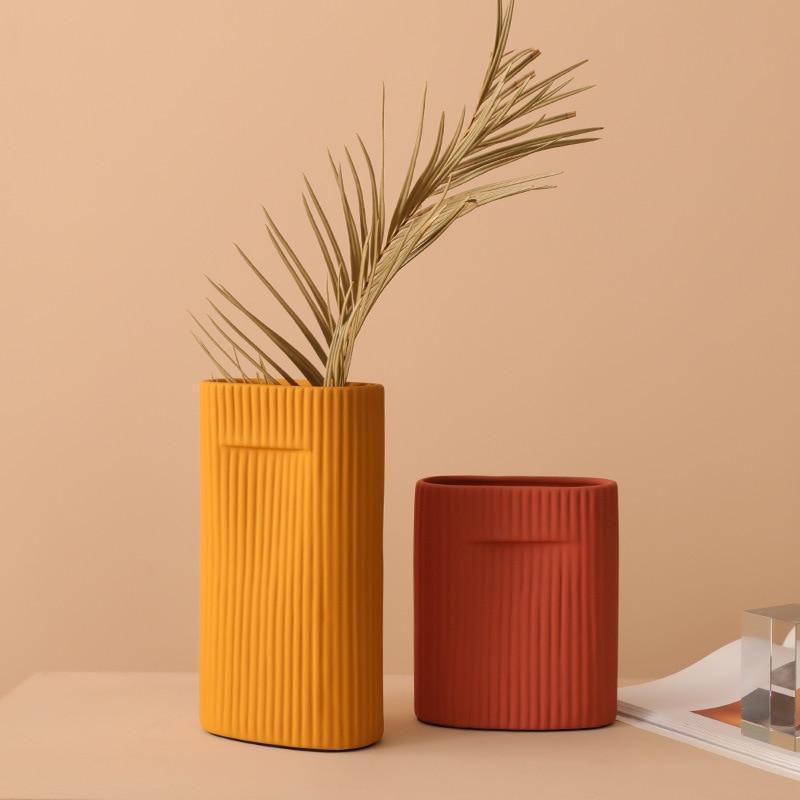 Modern Ceramic Decorative Vases Set