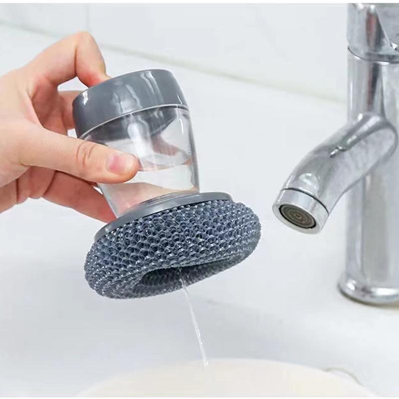 CleanerPro™ - Soap Dispensing Palm Brush for Easy Hand Cleaning