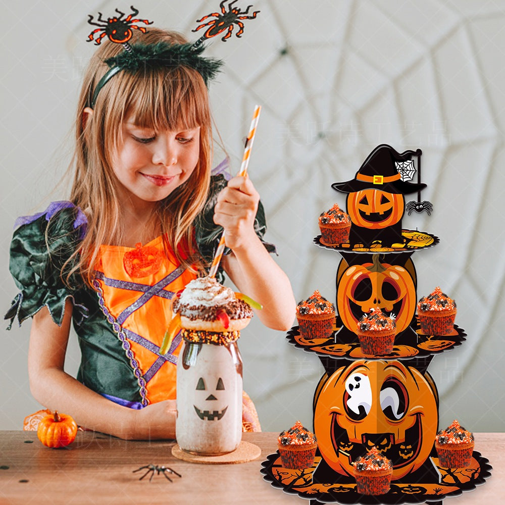 Spooky Halloween Ghoulcake Cupcake Stand Decor