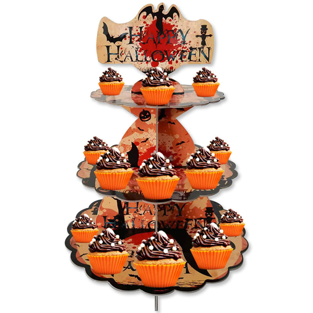 Spooky Halloween Ghoulcake Cupcake Stand Decor